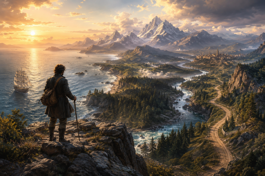 adventure scene