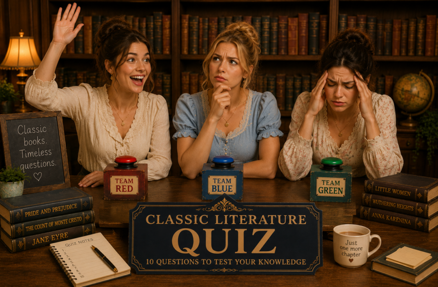 Classic Literature Quiz (Part 1): How Well Do You Know the Classics?