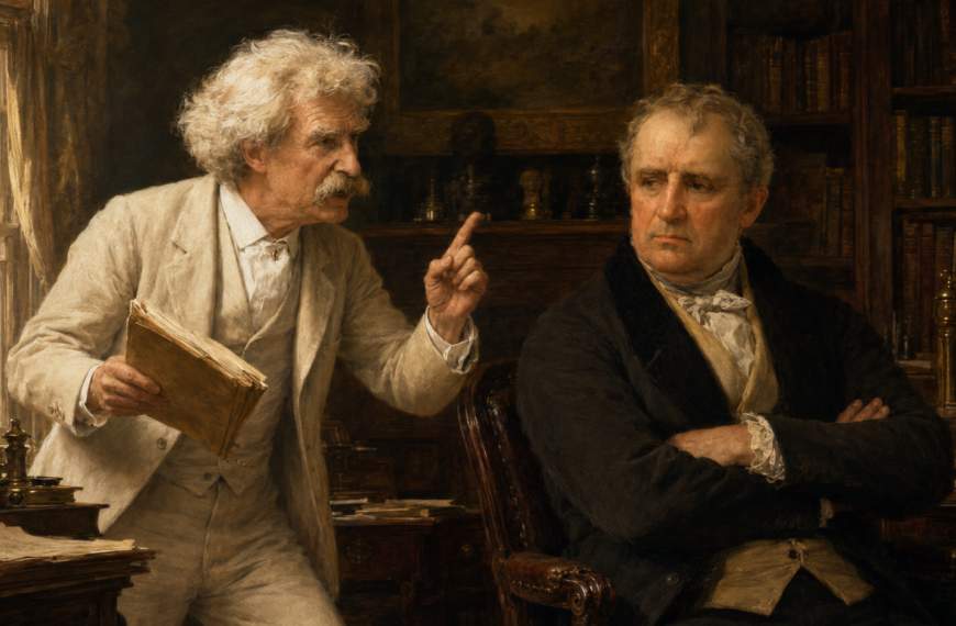 Why did Mark Twain not like James Fenimore Cooper?